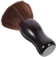 1pc Hairdressing Tool Neck Duster Brush Hair Sweep Brush Hair Remover Duster Haircut Cleaning Brush Neck Cleaning Duster Salon Barber Brush Hair Salon Brush Hairbrush Wooden Brown