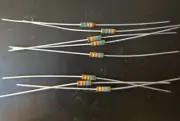 8pcs 5.6 ohm 1/4W 5% Metal Film Precision Axial Resistors ~ NEW ~