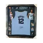 Ja Morant Signed Memphis Grizzlies Jersey - Framed **JSA AUTHENTICATED**