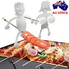 Hot Dog Boy Man and Marshmallow Girl Woman Roaster Cooker Campfire For Sticks