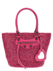 [Balenciaga] Balenciaga-Le Cagole Panier Tote Fucsia-Donna OS