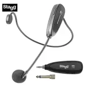 Stagg SUW 12H-BK Wireless Headset Microphone Set w/ Transmitter & Receiver