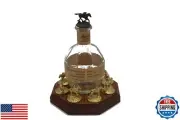 Elite Wine Racks Lighted Octagon Display for Blanton's Horse Cork Stoppers- C