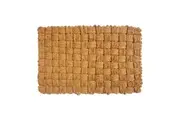Solemate Coir Rope Basket Weave 60x90cm Stylish Outdoor Entrance Doormat