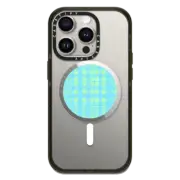 Snappy Grip Stand Mirror Snappy™ Grip Stand MagSafe Compatible Blue Gingham