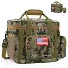 Large Tactical Lunch Box for Men,Insulated Lunch Bag, Leakproof Soft Cooler B...
