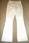 NWT LOFT ANN TAYLOR THE SLIM FLARE HIGH RISE WHITE PANTS SIZE 27