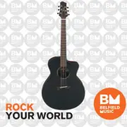 Ibanez JGM10 Jon Gomm Signature Acoustic Guitar Black Satin Top Gloss