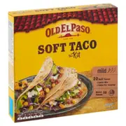Old El Paso Soft Taco Kit 405gm x 1