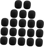 QUMIIRITY 40Pcs Mic Sponge Covers Soft Protective Lapel Microphone Windscreen for Enhanced Sound Quality Windproof Design for Recording Streaming Use