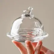Cake Stand with Glass Cover Cake Display Server Tray Fruit Display