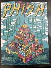 Phish Dick’s - Denver, CO 2023 Show Edition Poster by Dave Van Patten