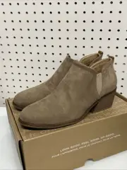 Dr Scholl’s Women’s Laurel Ankle Booties Wood Brown Microfiber 8M