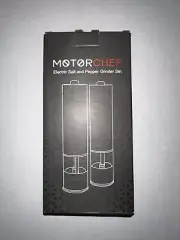Motor Chef Electronic Salt & Pepper Grinder Set