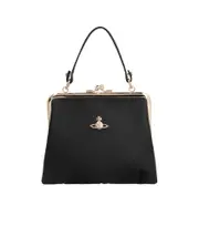 Vivienne Westwood Orb Plaque Granny Frame Purse One size Black