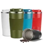 12oz Travel Coffee Mug Insulated Coffee Cups to Go with Leakproof Lid Vacuum ...