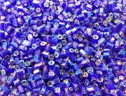 Seed bead 200 GRAMS 6/0 Japanese Hex Glass Beads wholesale 641 Cobalt S/L AB