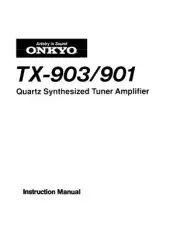Onkyo TX-901 Tuner Owners Manual