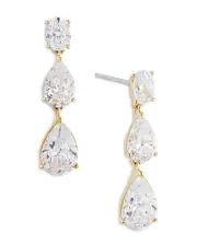 Nadri Chiara Linear Drop Earrings