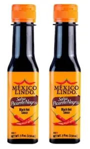 Al Amin Foods SALSA PICANTE NEGRA (Black Hot Sauce), 2 Bottles 5 fl.oz (150ml)