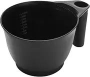 Ergonomic Hair Dye Coloring Kit, Sturdy Hair Dye Bowl with Measurement Markers, 5.98x3.23x3.27 Inches Compact Convenient Portable Precise Tinting Tool for Salon and Home Use