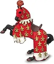 Papo 39257 Red Prince Philip Horse Medieval-Fantasy Figurine, Multicolour