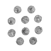 10pcs 0.55" Tobacco Pipe Metal Screen Smoking Ball Filters Promote Combustion