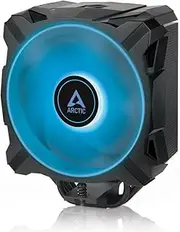 [ARCTIC] Freezer i35 RGB - Single Tower CPU Cooler with RGB, Intel Specific, Pressure Optimized 120 mm P-Fan, 200-1700 RPM, 4 Heat Pipes, incl. MX-5 Thermal Paste - Black
