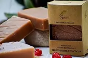SVATV Handcrafted Soap with natural, soothing herbs of Frosted berries Pinacolada, Moisturized skin - Traditional Ayurvedic Herbal Fresh body Soap bars for Men & Women, all skin types - 125g