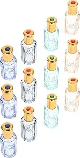 Beaupretty 12Pcs Roller Bottles Refillable Cosmetic Sub Bottles for Essential Oils Travel Friendly and Easy to Use for Perfume Application Random Color