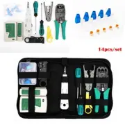 CAT6 RJ45 Ethernet Network Cable Tester Kit Lan Crimper Punch Down Crimper Tool
