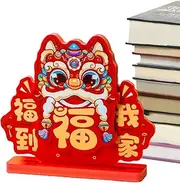 Chinese New Year Table Centerpiece - Lunar New Year Ornaments - 2025 Chinese New Year Parties Decoration Chinese Spring Festival Table Sign For Eve Parties