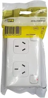 HPM Excel 10A Double Powerpoint, White