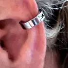 Ear Cuff Clip On Orbital Helix Huggie Hoop Earring Stainless Steel Ethnic Unisex