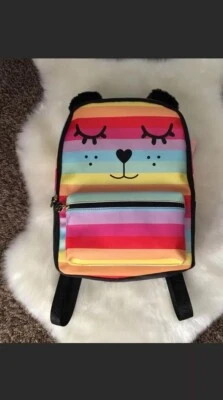 Betsey Johnson Rainbow Panda Rave Backpack