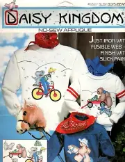 Daisy Kingdom No Sew Applique Patterns 6327 Busy Boys and Bears