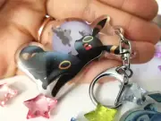 Umbreon Keychain Eevee Evolutions Pokemon Eeveelutions Acrylic (Double Sided)