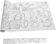 TOBBOMEY Roll Paper for Boys and Girls 2 Rolls Drawing Paper for Coloring Painting Sturdy for Boys and Girls Art Projects
