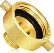 Fire Hydrant Adapter Fire Hose Adapter 1-1/2" NST/NH Female x 3/4" GHT Male B...