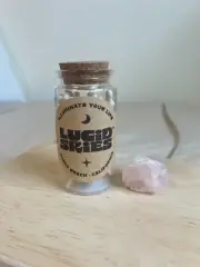 3" Matchsticks in Glass Jar w/Cork Lid