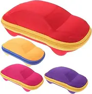 [VALICLUD] 4pcs Shaped Eyeglasses Case for Sunglasses Holder with Easy Open Design Durable and Portable Glasses Box