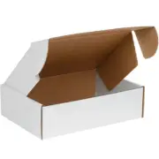 14" X 10" X 4" White Deluxe Literature Mailers (50 Per Bundle)