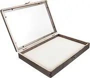 BESTOYARD 1Set Insect Display Case Vintage Wooden Specimen Collection Box with Transparent Lid for Bugs Dried Flowers Jewelry Storage Wall Hanging Design