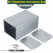 Aluminum PCB Instrument Enclosure Case Electronic Project Box DIY 80*50*40mm
