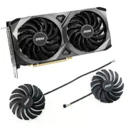 Left/Right Cooling Fan Cooler for MSI RX6700XT RX6600XT MECH 2X Graphics Card
