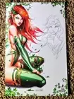 Poison Ivy Sketch Jamie Tyndall Remark OA w/COA 9.8 Contender