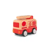 Wanborns Wooden Friction Truck Fire Engine w/ Sound And Light Kids/Children 18m+