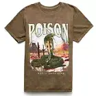 Pacsun Poison Watch Your Step Vintage Men's T-Shirt Size Large - NWT