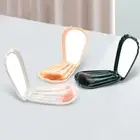 Handheld Mirror Brush Soft Bristle Make Up Shell Brush Box Exquisite