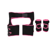 Slimming Belt Fat Burning Abdomen Hips Leg Trainer Workout Belt With 2Pcs Arm Sleeve